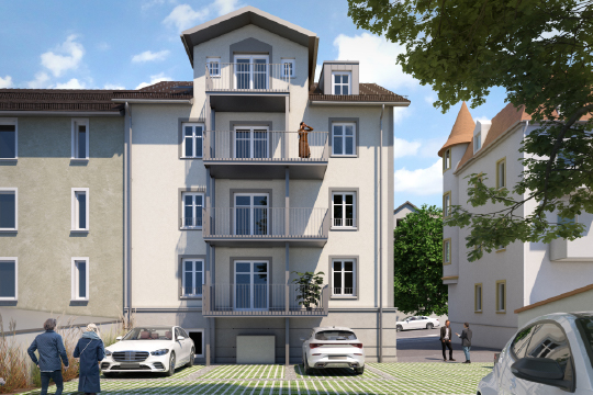 Wohnung Bodmanstraße Kempten Neubau Balkon
